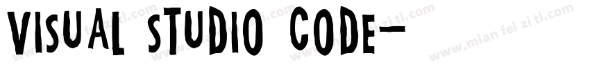 Visual Studio Code字体转换